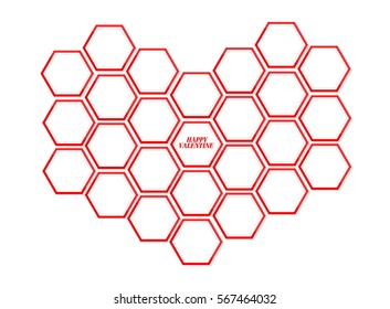 Picture frame vector. Photo art gallery. valentine concept