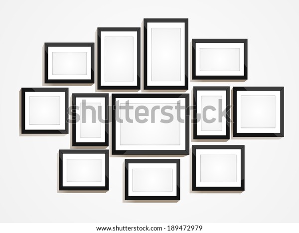 Picture Frame Vector Photo Art Gallery Stock Vector (Royalty Free ...