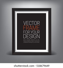 Picture Frame. Vector template for your presentations.