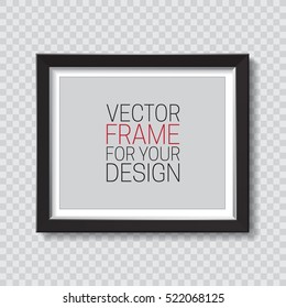 Picture Frame. Vector template for your presentations.