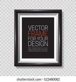 Picture Frame. Vector template for your presentations.