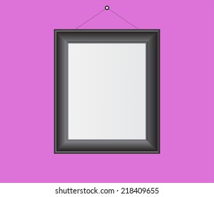 Picture frame.Vector illustration.