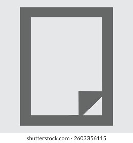 Picture framing mat icon symbolizing decoration, design, and artwork presentation.