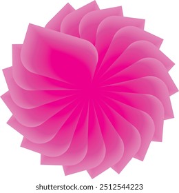 Picture of free pink flowers arranged independently.