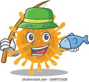 A Picture of funny Fishing coronavirus design