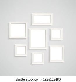 Picture Gallery With Empty Frames