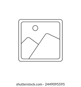 Picture Gallery Icon Logo. Photo Gallery icon design vector template. Trendy Picture Gallery vector icon flat design for website, symbol, logo, icon, sign, app, UI. Vector illustration. Eps file 252.