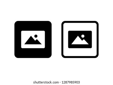 Picture Gallery icon vector