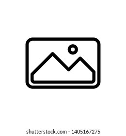 Picture Gallery Image Vector Icon Design Template