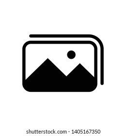 Picture Gallery Image Vector Icon Design Template