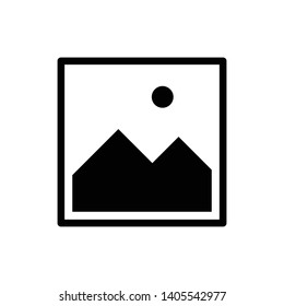 Picture Gallery Image Vector Icon Template
