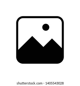 Picture Gallery Image Vector Icon Template