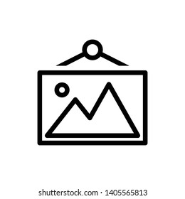 Picture Gallery Image Vector Icon Design Templat