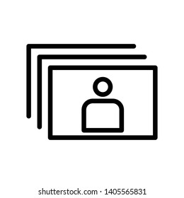 Picture Gallery Image Vector Icon Design Templat