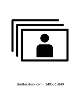 Picture Gallery Image Vector Icon Design Templat