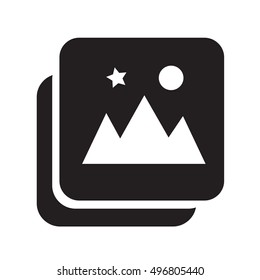 picture gallery Photo album icon illustration design