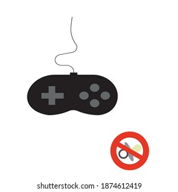 picture, games not for children, vector