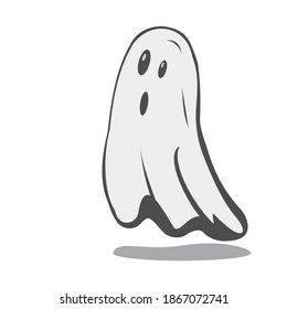 picture of a ghost on a white background