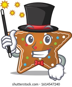 A picture of gingerbread star performance as a Magician