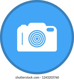 Picture Glyph Round Circle Multi color BG
