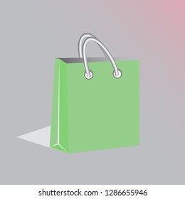 The picture is a green package, a package for the site, a presentation. Picture for magazine, shopping, shopping.