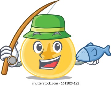 A Picture of happy Fishing banana chips design