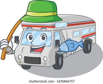 A Picture of happy Fishing campervan design