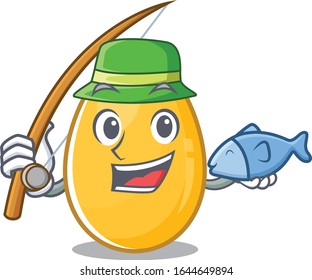A Picture of happy Fishing golden egg design