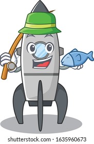 A Picture of happy Fishing rocket design