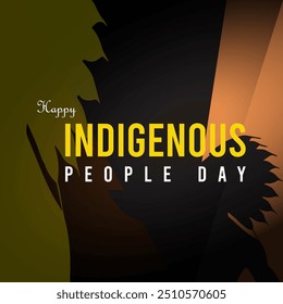 Picture of Happy Indigenous People Day greetings. 