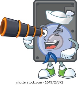 A picture of hard disk Sailor style with binocular