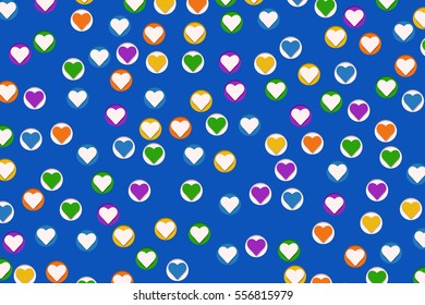 picture of hearts background