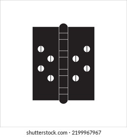 Picture Of Hinges And Door Latch Icon Logo Vector Design