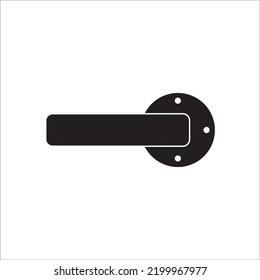 Picture Of Hinges And Door Latch Icon Logo Vector Design