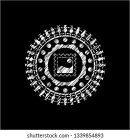 picture icon drawn on a blackboard