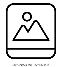 Picture Icon Element For Design