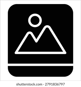 Picture Icon Element For Design