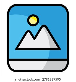Picture Icon Element For Design