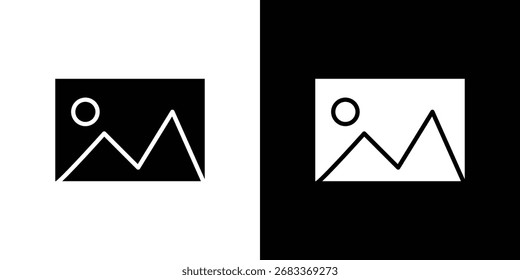 Design plano de ícone de imagem. Eps 10