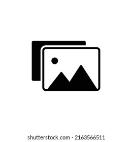 picture icon flat style trendy stylist simple