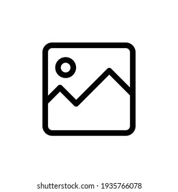 picture icon. gallery icon vector from miscellaneous collection. Thin line gallery outline icon vector illustration. Linear symbol for use on web and mobile apps, logo, print media.