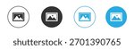 Picture icon. Graphic icon design template