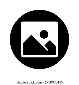 Picture icon graphic design template vector isolated. photography vector icon. Picture coming soon. Means that no photo. Missing image signed or uploading No image available or folder archive. vector.