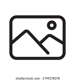 Picture icon graphic design template vector isolated. photography vector icon. Picture coming soon on white background