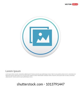 picture icon Hexa White Background icon template