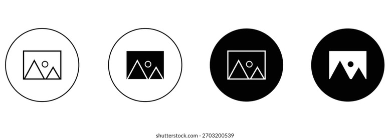 Icono de imagen o Ilustración vectorial de Web Ikon eps 10