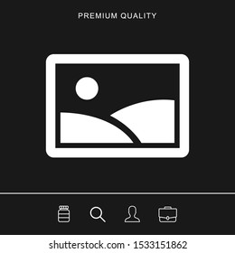 Picture icon illustration isolated vector sign symbol