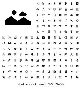 Picture icon illustration isolated vector sign symbol. education icons set for web and mobile.
