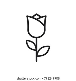 picture icon, image symbol, flat design best vector image illustration, macro vector icon, flower symbol 