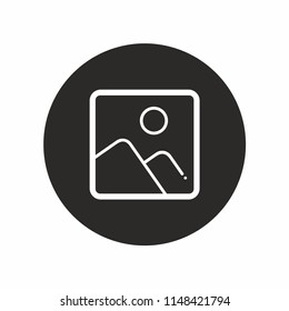 Picture icon. Image symbol. Vector